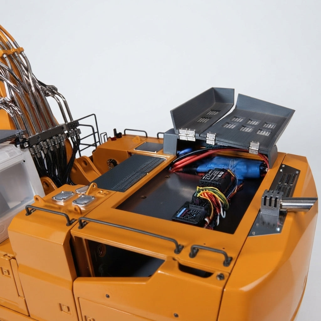 Hydraulic Excavator With Remote Control And Quick Coupler