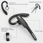 Trucker Bluetooth headset with dual microphone and noise cancelling
