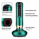 Electric cupping massager with adjustable suction and scraping