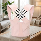 Posture Corrector with Adjustable Crossed Back Straps and Shoulder Support - pink