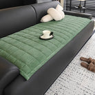 Sofa Cover Throw Quilted Non Slip Protector - forest mist