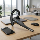 Wireless Bluetooth Headset with Noise Reduction and Ear Hook