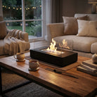 Tabletop Fire Pit With Smokeless Flames And Safety Glass