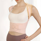 Posture Corrector with Adjustable Crossed Back Straps and Shoulder Support