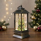 Christmas lantern with timer and battery operation