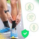 Compression Socks Open Toe Non Slip Design for Neuropathy Support