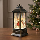 Christmas lantern with timer and battery operation