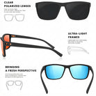 Polarised sunglasses set of three with UV400 protection