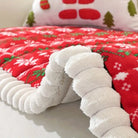 Sofa Cover with Quilted Anti Slip Christmas Design