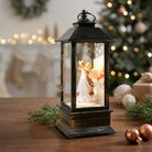 Christmas lantern with timer and battery operation