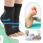 Compression Socks Open Toe Non Slip Design for Neuropathy Support
