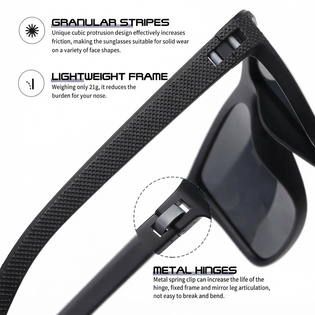 Polarised sunglasses set of three with UV400 protection