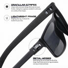 Polarised sunglasses set of three with UV400 protection