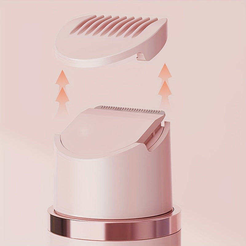 Women's cordless razor with stainless steel blades