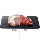 Aluminium defrosting tray for kitchen thawing food