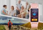 Smartwatch for seniors with GPS fall detection and SOS