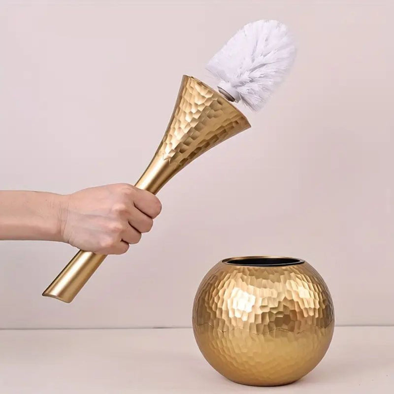 Toilet brush holder with long handle for bathroom