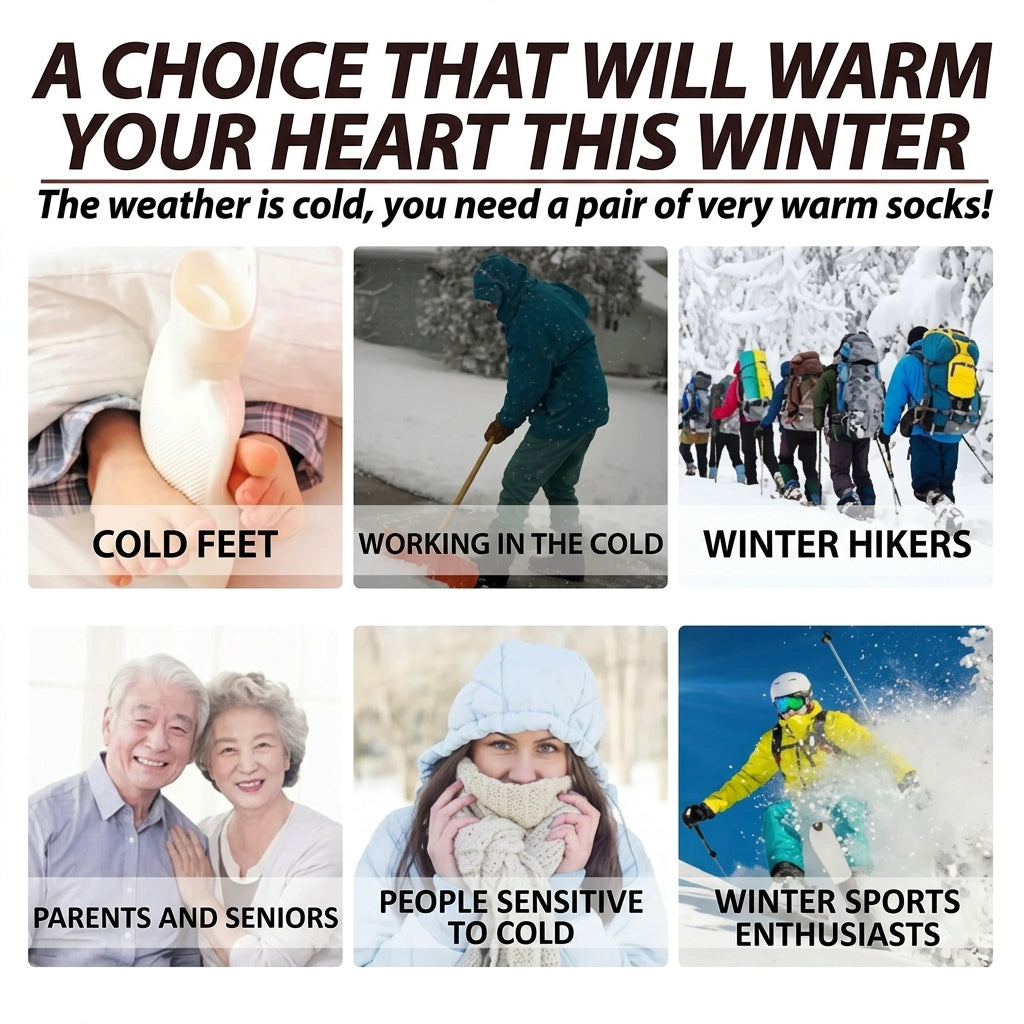 Heated Socks Rechargeable Winter Outdoor Activities