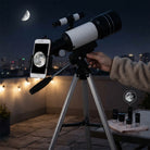 Refractor Telescope With Tripod And Phone Holder