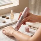 Women's cordless razor with stainless steel blades