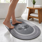 Bathroom Floor Mat with Anti Slip Backing