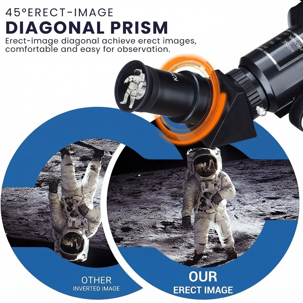 Refractor Telescope With Tripod And Phone Holder