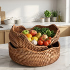Storage Basket Handwoven from Natural Rattan