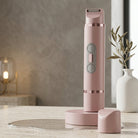 Women's cordless razor with stainless steel blades - pink