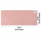 Heated mouse pad with digital display and PU surface