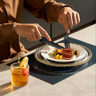 Cutlery set of 24 pieces with dishwasher safe stainless steel