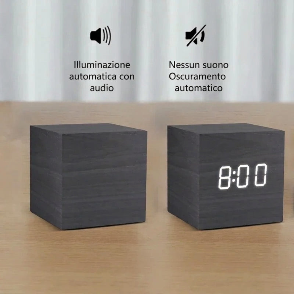 Digital Alarm Clock with LED Display and Voice Control
