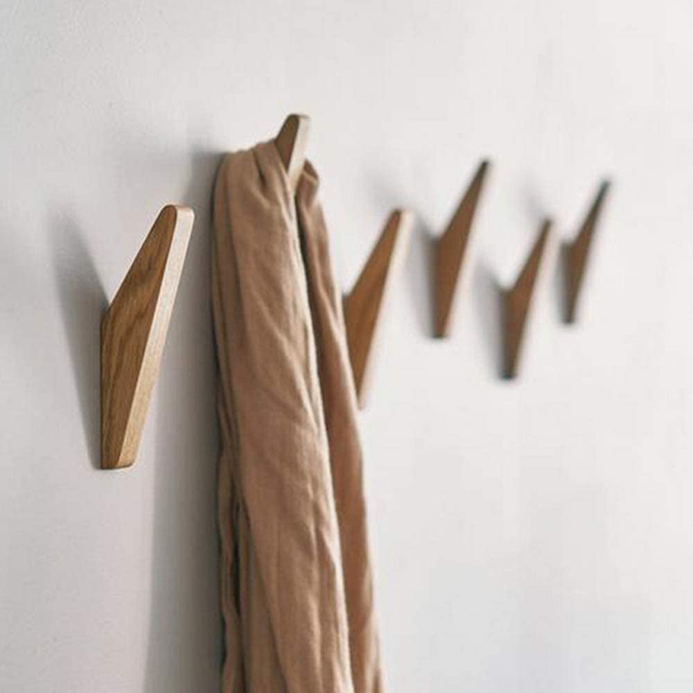Wall hooks set of six with Scandinavian design