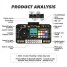 DJ Mixer Toy for Kids with Microphone and Music Controls