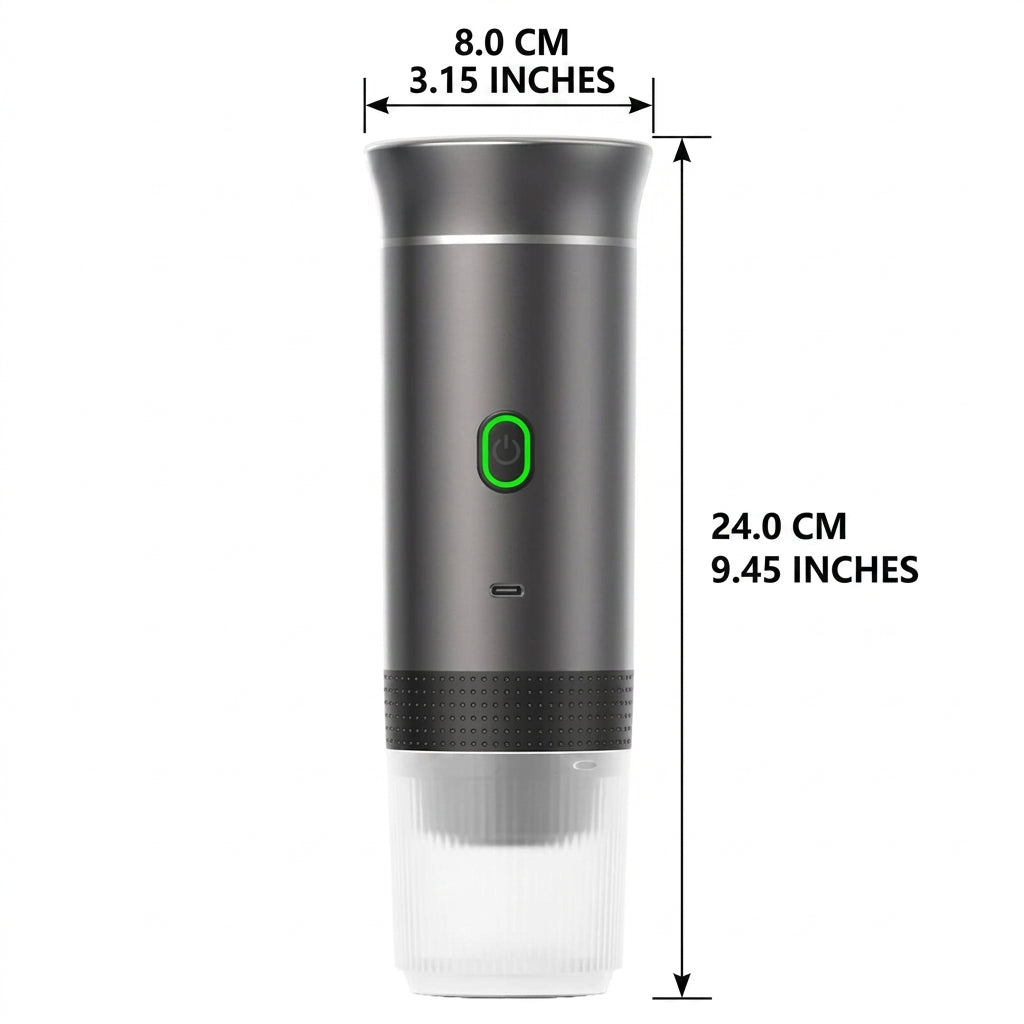 Espresso coffee maker machine with portable wireless design