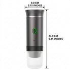 Espresso coffee maker machine with portable wireless design