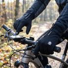Thermal gloves with touchscreen fingertips and windproof fabric