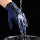 Thermal gloves with touchscreen fingertips and windproof fabric