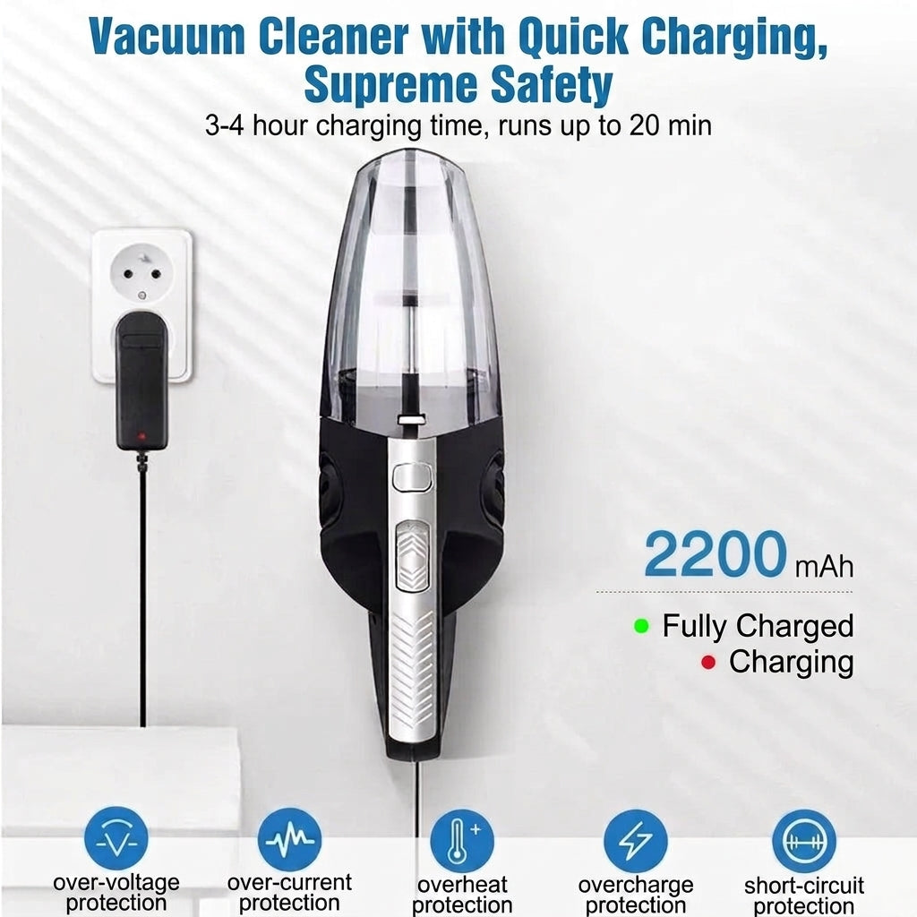 Handheld Vacuum Cleaner for Car and Home Use