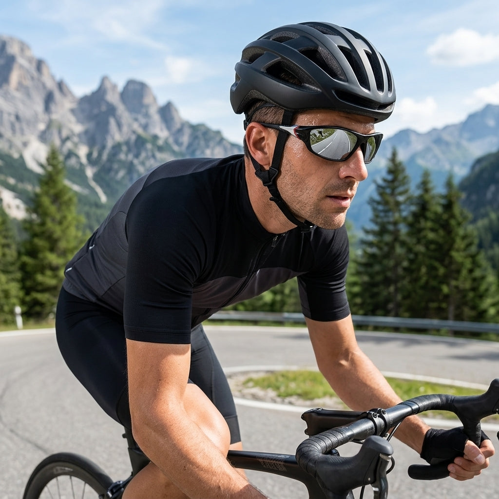 Sport Sunglasses with Polarised Lenses and Full Frame Design