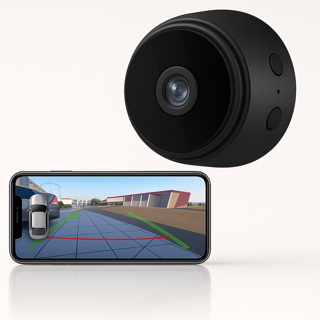 Wireless backup camera with night vision for cars and trailers