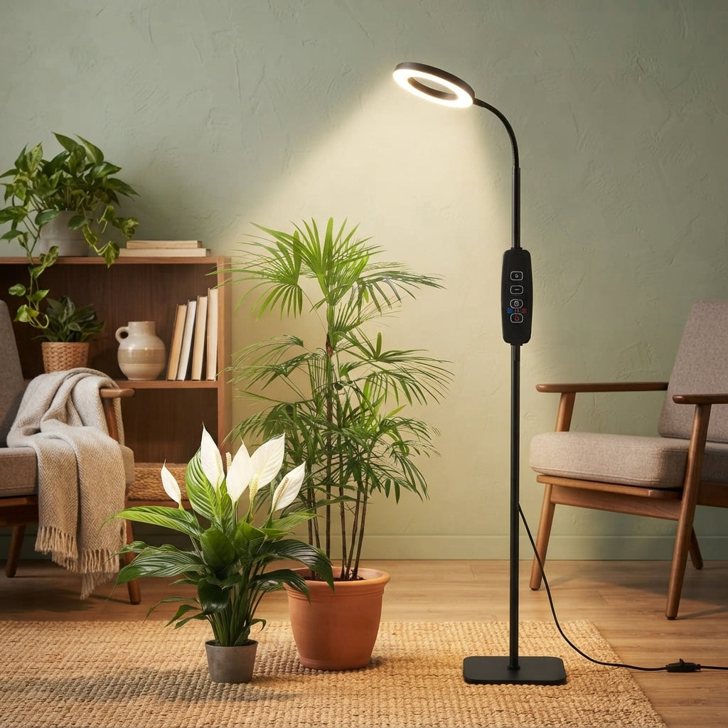 Grow Lamp With Full Spectrum LED And Adjustable Height