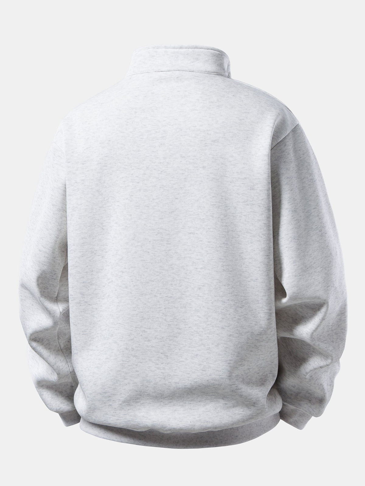 Men's American Flag Quarter Zip Sweatshirt – Relaxed Fit Stand Collar