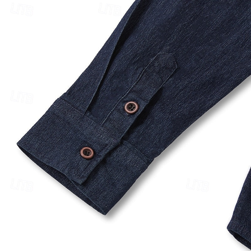 Men's Button-Up Shirt - Classic Rugged Style