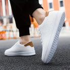 Men's Clean Low-Top Sneakers - White