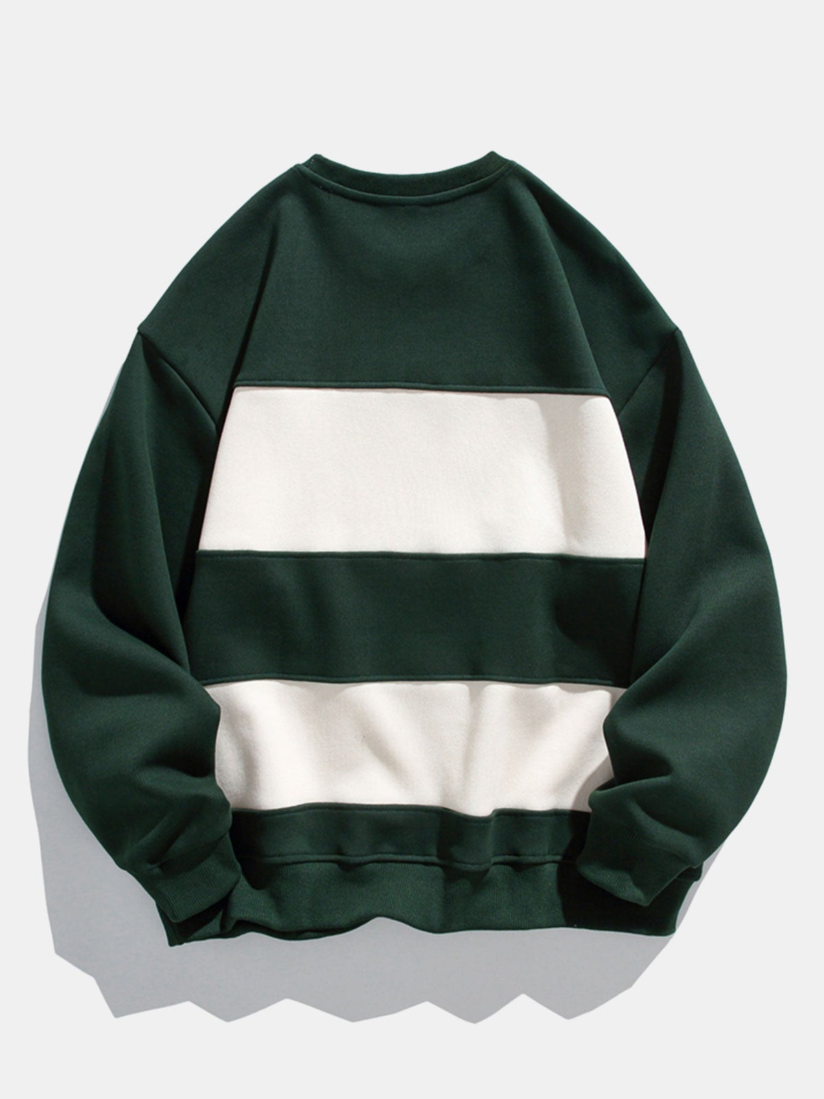 Men's Colour Block Crew Neck Sweatshirt – Relaxed Fit