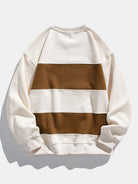 Men's Colour Block Crew Neck Sweatshirt – Relaxed Fit