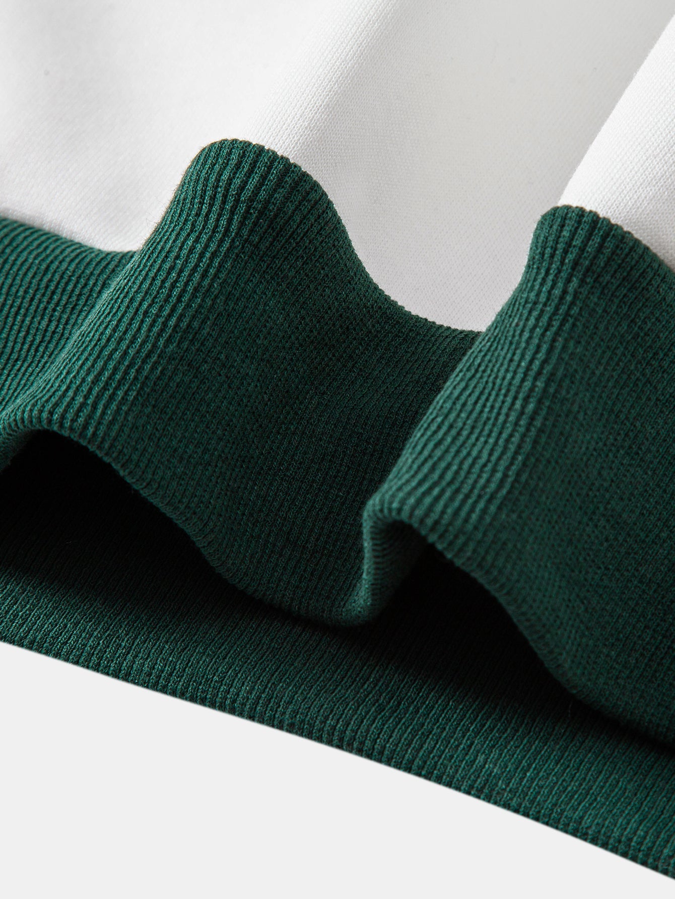 Men's Colour Block Polo Sweatshirt – Relaxed Fit Stripes