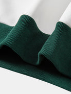 Men's Colour Block Polo Sweatshirt – Relaxed Fit Stripes