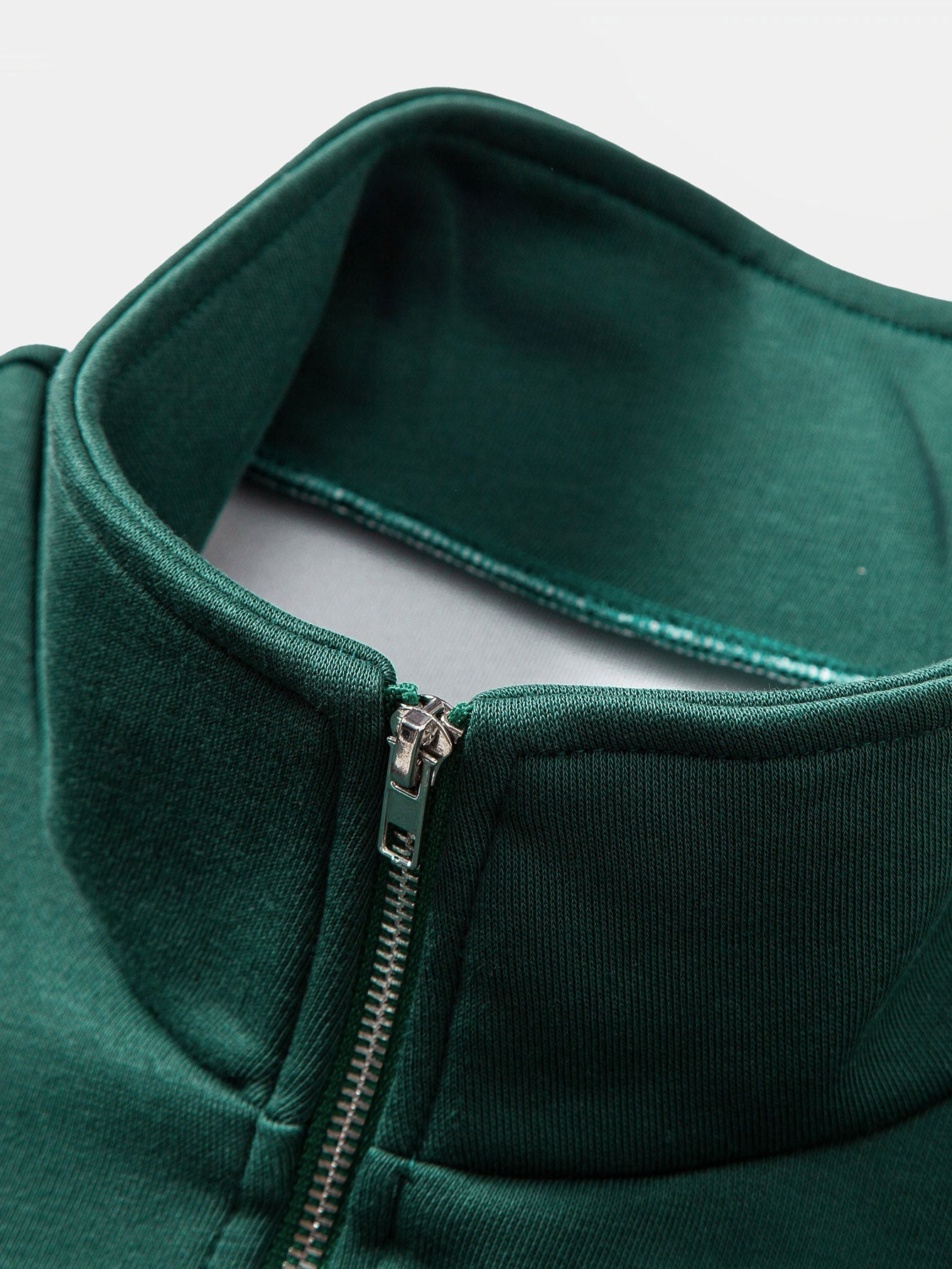 Men's Colour Block Quarter-Zip Sweatshirt – Relaxed Fit