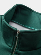 Men's Colour Block Quarter-Zip Sweatshirt – Relaxed Fit